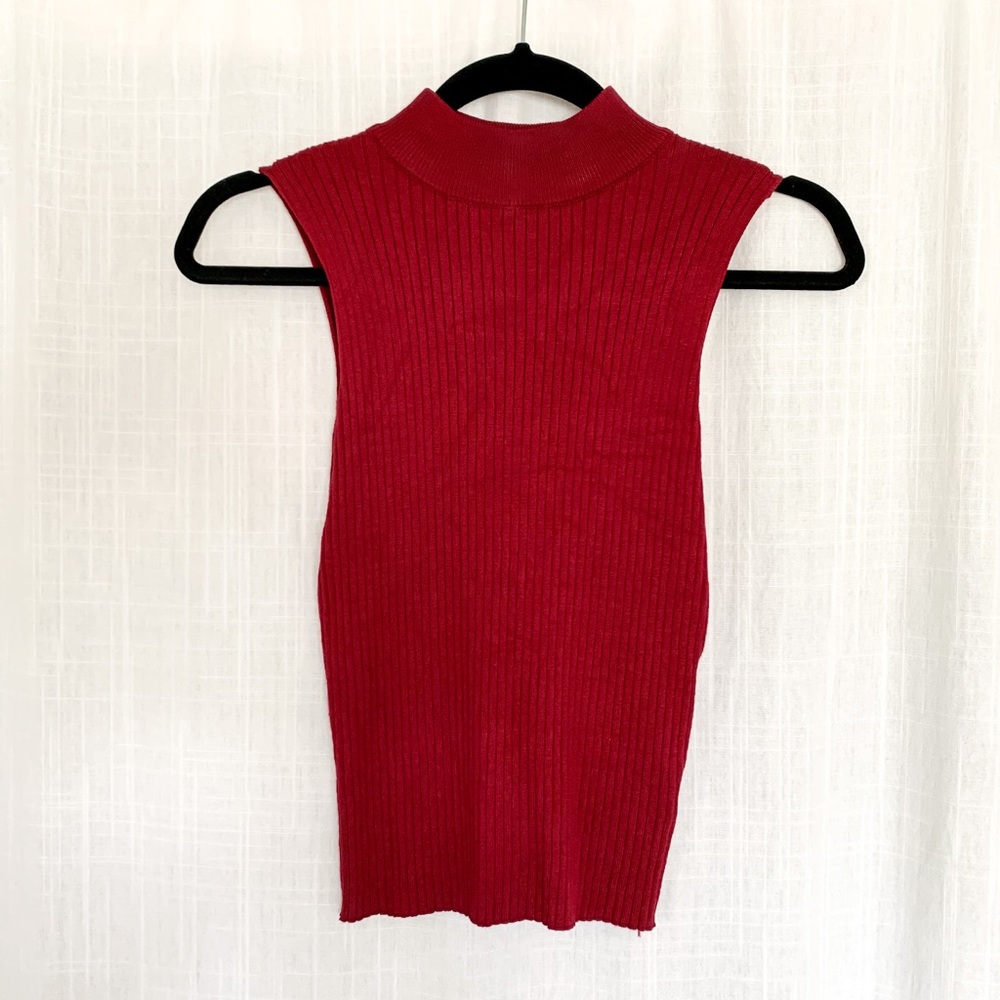 high neck sweater top!
